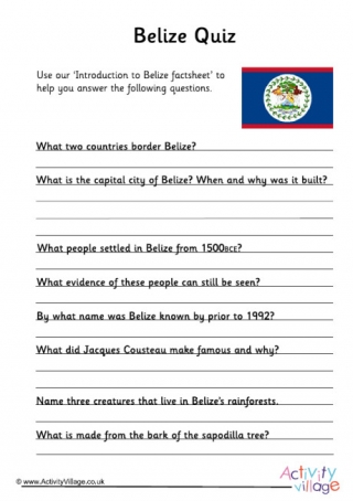 Belize Quiz