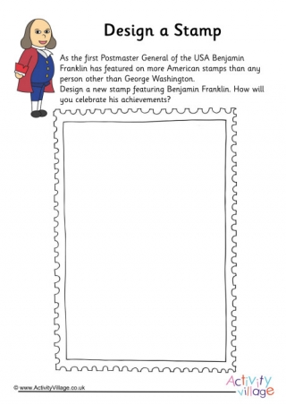 Benjamin Franklin Design a Stamp Worksheet