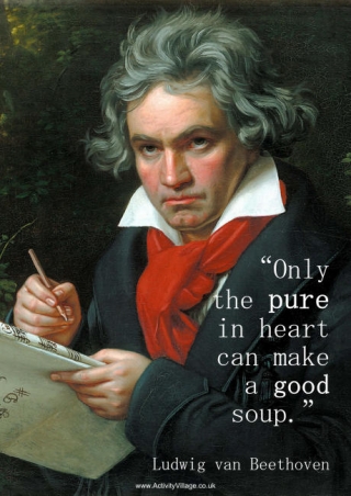 Beethoven Quote Poster