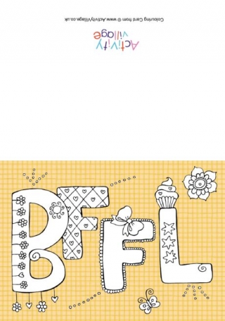 BFFL Colouring Card 2