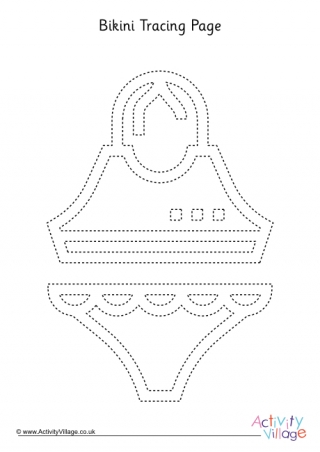 Bikini Tracing Page