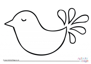 Bird Colouring Page 2