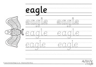 Bird Handwriting Worksheets