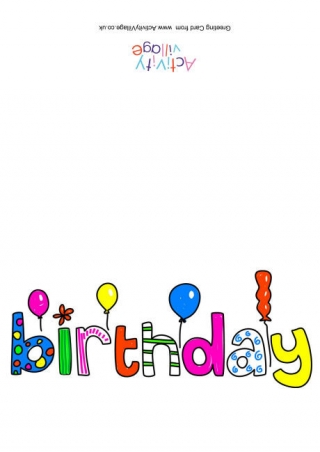 Birthday Card