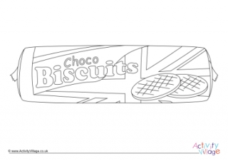 Biscuits Colouring Page 2