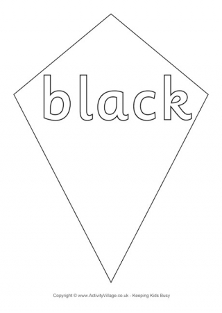 Black Kite Colouring Page