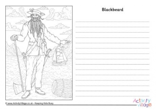 Blackbeard Story Paper