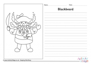 Blackbeard Story Paper