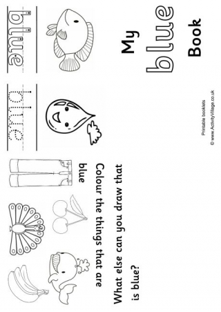Blue Colour Booklet