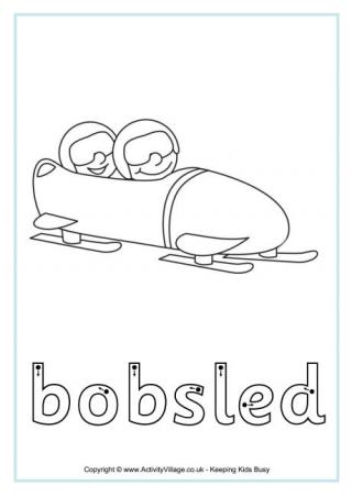 Bobsled Finger Tracing