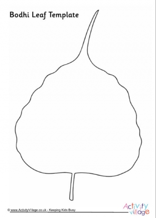 Bodhi Leaf Template