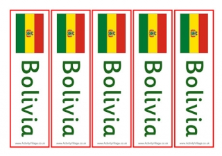 Bolivia Bookmarks