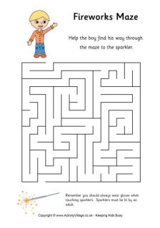 Bonfire Night Mazes