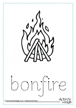 Bonfire Word Tracing