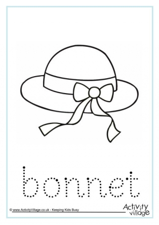 Bonnet Word Tracing