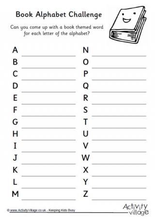 Book Alphabet Challenge