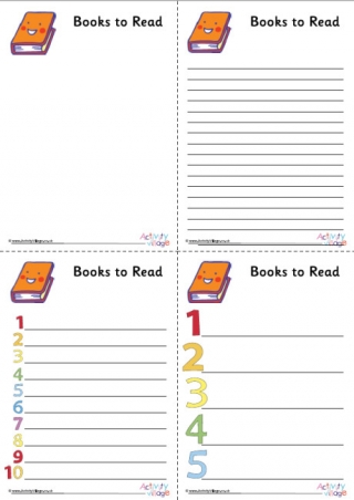 Books to Read Planner