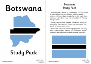 Botswana Study Pack