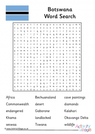 Botswana Word Search