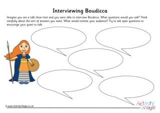 Boudicca Interview Worksheet