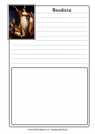 Boudicca Notebooking Page