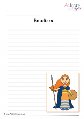 Boudicca Writing Page
