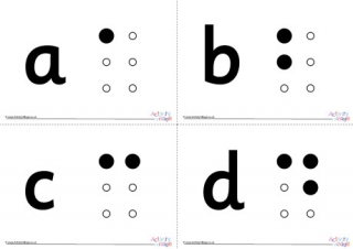 Braille Alphabet Posters
