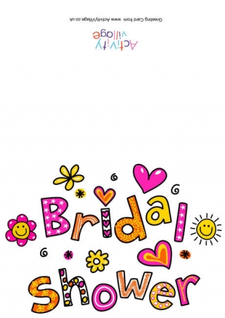 Bridal Shower Card