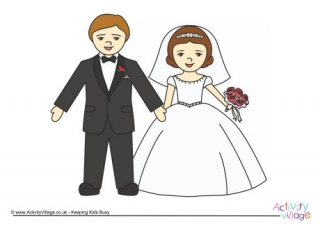 Bride And Groom Poster