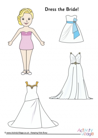 Bride Paper Doll 3