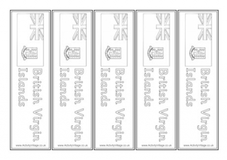 British Virgin Islands Bookmarks