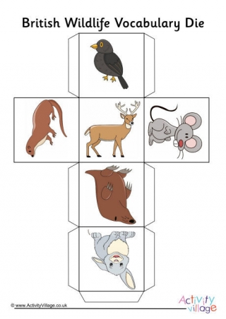 British Wildlife Vocabulary Die 2