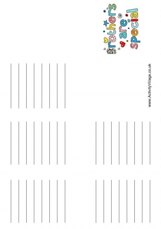 Brothers are Special Booklet