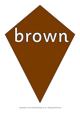 Brown Kite Poster