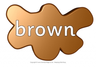 Brown Poster Splats