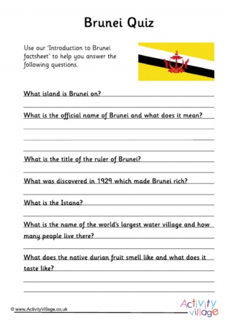 Brunei Quiz