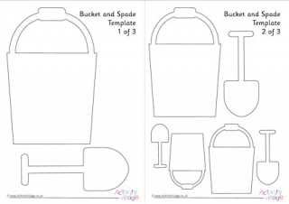 Bucket and Spade Template