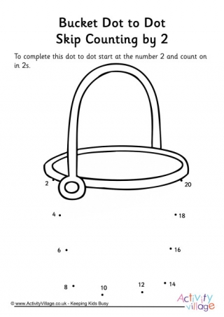 Bucket Dot To Dot Skip Counting