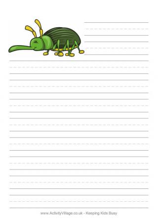 Bug Writing Paper