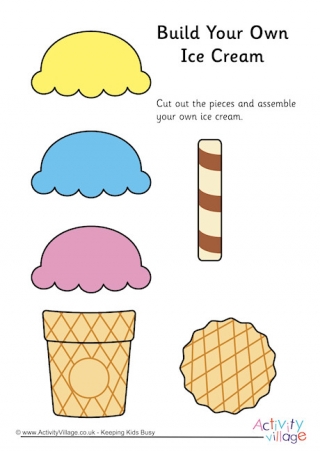 Build Your Own Ice Cream Printable