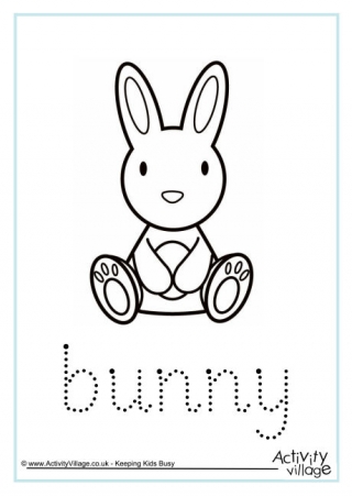 Bunny Word Tracing