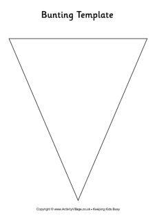 Bunting template