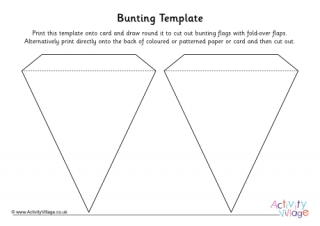 Bunting Template 3