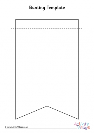 Bunting Template 5