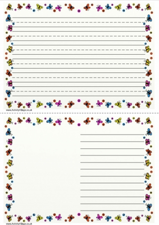 Butterflies Writing Frame 2