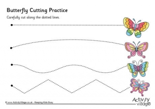 Butterfly Cutting Practice