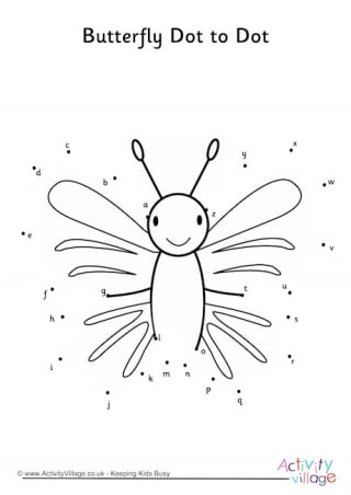 Butterfly Dot to Dot 2