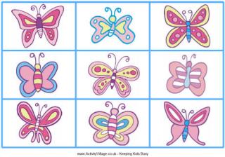 Butterfly Matching Game