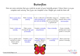 Butterfly Project Ideas