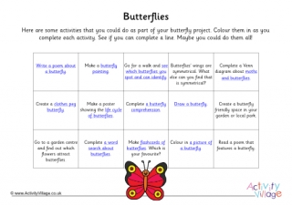 Butterfly Project Ideas
